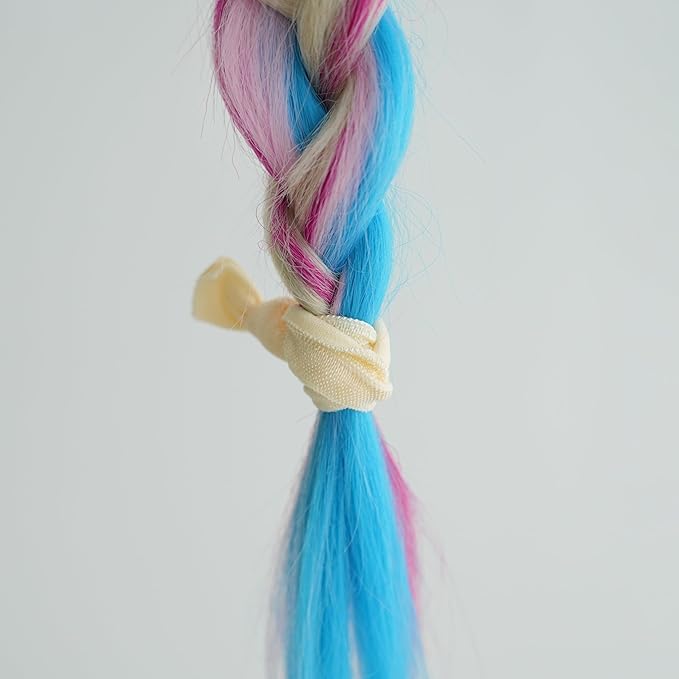 MEEDEE 100 Pack Beige Color Hair Ties For Women No Crease Soft Elastic Ribbon No Damage Beige Hair Ties Knotted Ouchless Hair Ribbon Yoga Hair Ribbons Elastic Bracelets