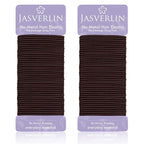 Dark Brown Thin Small Elastic Hair Ties, 2mm Hair Bands Accessories for Girls Women Kids, Non-Slip No Pull Strong Ponytail Holders for Fine to Medium Thick 80 Pcs