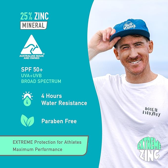 Sun Zapper Zinc Stick SPF 50 + Zinc Oxide Mineral Sunblock Stick for Face (Medium Skin Tone)