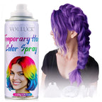 Purple Hair Spray Temporary, Hair Color Spray 1-Day Hair Dye Colored for Kids Women Men, Hair Wax Color Washable, Hair Paint Halloween Fast-Drying 4.06 Fl Oz