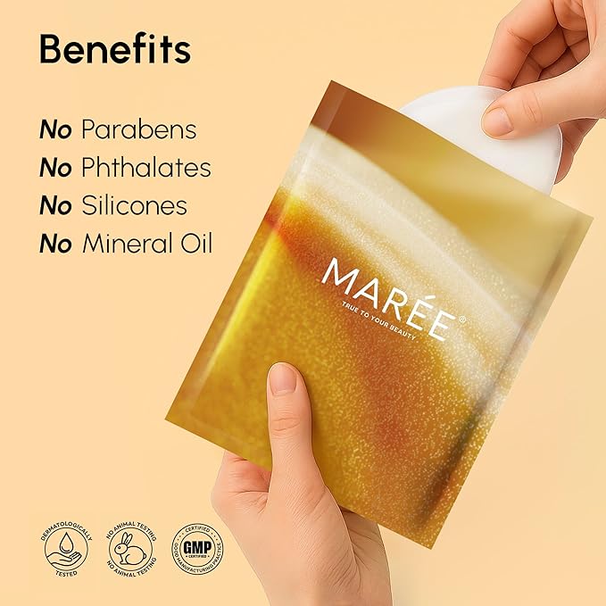 MAREE Neck Wrinkle Patches – Collagen Anti-Wrinkle Patches with Retinol & Hyaluronic Acid for Face Lift – Neck Mask for Tightening and Firming – Neck Lifting Mask & Face Tape for Neck Wrinkles – 5 Pcs