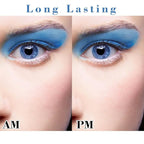 MEICOLY Single Blue Eyeshadow with Mirror and Mini Brush,Matte Halloween Sally Avatar Makeup Eye Shadow Powder,Waterproof Eyeshadow Palette,Talc-Free,Long Lasting Eye Makeup