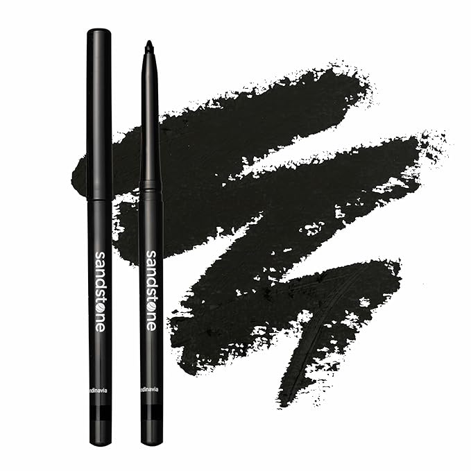 Sandstone Scandinavia mascara Grand Danois Black + Waterproof eyeliner black - set