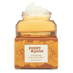 Poppy & Pout Wild Honey Overnight Lip Mask – Moisturizing Lip Balm Treatment with Shea Butter & Beeswax – Cruelty Free, Recyclable Glass Jar (0.65 oz)