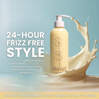 SIMPLY SMOOTH Xtend Keratin Replenishing Calming Balm Smoothing Or Curling Balm 1-Day Frizz Free Blowout Infused with Collagen To Repair Dry, Damaged, Unmanageable Hair 8.5 Oz.