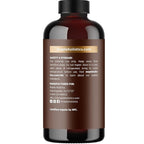 Organic Castor Oil Glass Bottle - 100% Pure Castor Oil Organic Cold Pressed Unrefined Glass Bottle - Extra Virgin Non GMO Hexane Free Cruelty Free Dermatologist Tested and USDA Certified (8 Fl Oz)