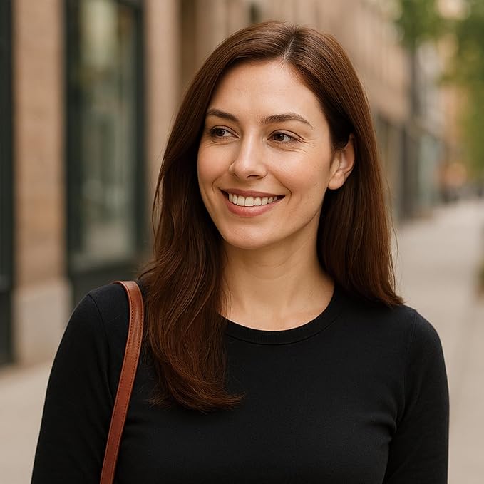 Brown Permanent Hair Color - Full Gray Coverage, Enriched with Botanical Extracts, Includes Hair Coloring Tools - For Men & Women