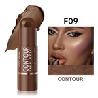 Cool Story 3-in-1 Makeup Set, Highlighter, Blush and Contour Balm Stick, Cream Formula for Face Contouring, Professional Cosmetic Kit (Contour-F09)