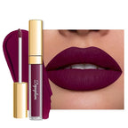 Dark Purple Lipstick Matte for Women, Color Stay Long Lasting Lipstick Smudgeproof Liquid Lipsticks, Cruelty Free Lip Color, DM20 Dark Purple