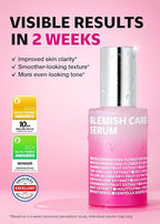 ISOI Blemish Care Up Serum for Face, Vegan Hydrating Serum for Smooth & Glass Skin Effect, Skin Barrier & Moisture Balance for Women, Arbutin & Rose Otto Oil, Korean Skin Care (2.36 fl. oz, 70ml)