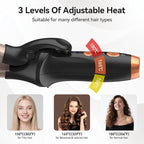 Cordless Curling Iron Hair Straightener: Travel Mini Flat Iron USB Rechargeable 4000 mAh 2 in 1 Small Cordless Portable Hair Curler