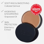 Saie Sun Melt Cream Bronzer - Buildable Balm Face Bronzer for Effortless Sculpting - Cream Contour Enriched with Vitamin C, Nourishing Skincare Ingredients & a Natural Finish - Light Bronze (1 oz)