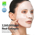 SUNGBOON EDITOR Deep Collagen Niacin-Vita C Overnight Mask | Brightening & Wrinkle Care Mask | 2,160,000PPB Collagen + Niacinamide + Vita C | Stocking Stuffers for Women | Korean Skincare, 4ea