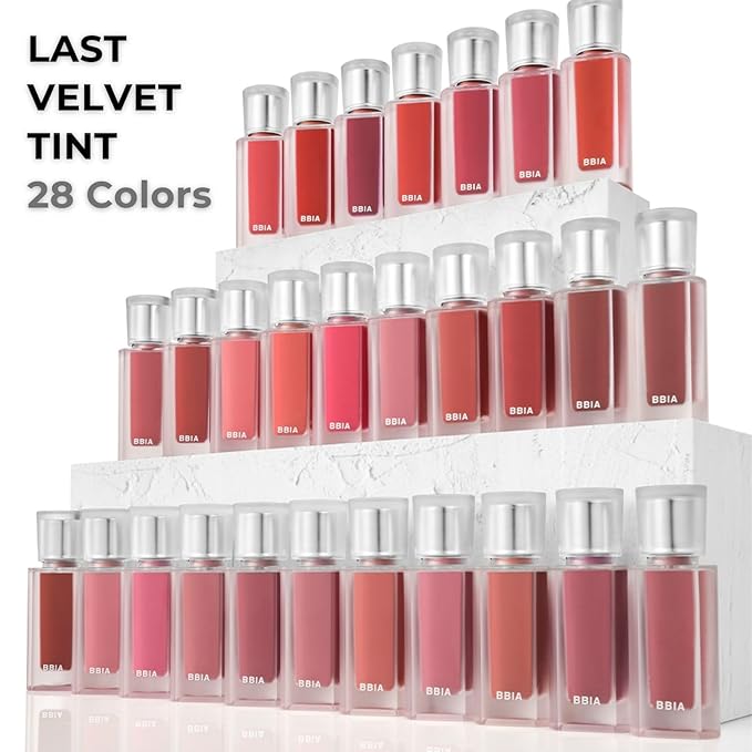 BBIA Last Velvet Tint NEW - Soft Creamy Matte Finish Lip Stain, Blur Effect & Velvety Texture, Long-Lasting, High Pigment, Non-Drying, Vegan, Korean Lip Makeup (V11 CALM BOSS, Pack of 1)