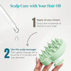 HEETA Scalp Massager Shampoo Brush 2 Pack, Soft Silicone Bristles to Remove Dandruff, Waterproof Scrubber for Wet Dry Hair, Suitable for Men & Women (Light Beige&Green)