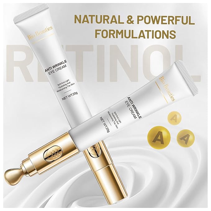 Electric Massage Eye Cream Depuffing Hydration for Dark Circles & Tired Eyes, Soothing Anti-Aging Treatment for Fine Lines, Firming Eye Skincare