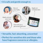 Organic Fiji Cold Pressed Coconut Oil Extra Virgin, Fragrance-Free for Hair, Skin, Face & Body Natural Moisturizer & Massage Oil for Women, Men & Baby 12 oz