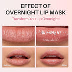 3-in-1 Dual-Color Sleeping Lip Mask Set – Blueberry, Grape & Lemon | Hydration & Repair for Dry Cracked Lips, Infused with Grape Seed Oil and Citrus Extracts for Rejuvenates Lips, 1.26 Fl Oz