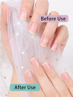 Glass Nail File and Buffer with Case, Crystal Fingernail Files for Natural Nails Care Glass Nail Shiner Nano Polisher for Travel Home Salon Nail Filer Stocking Stuffers for Women Girl Wife Gifts- Cyan