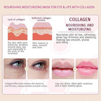 20 Pairs Lip Masks & Eye Masks, 24K Gold Gel Crystal Collagen Eye Pads, Moisturizing Lip Mask Crystal Pads, Under Eye Patches for Puffy Eyes, Dark Circles, Eye Bags, Wrinkles and Fine Lines