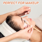 200 Dual-Tip Microblading Cotton Swabs for Nails - Precision Mini Pointed Tips Clean Up Tool for Nail Polish Makeup Beauty, Fine Micro Buds Professional Manicure Pedicure