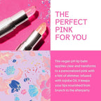 Winky Lux Lavender Glitter Confetti Balm - Hydrating ph Lip Balm, Natural Pink Tint with pH Color Changing, Moisturize & Soften Lips While Leaving Sheer Pink Tint, with Vanilla Scent