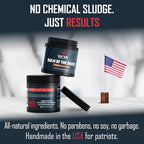 Right Wing Naturals Handmade Grass-Fed Beef Tallow for Skin - Moisturizing Beef Tallow Balm - Face & Body Butter for Soft, Smooth Skin (4oz, Tobacco Woods)