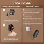 Red Light Therapy Mask for Face,70 LED Face Mask Light Therapy,USB C Rechargeable,Infrared Light Therapy Mask for Home Working Travel Yoga Sleep