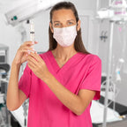 HALYARD Pink Level 1 Procedure Mask with Earloops, 57578