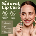 Earth's Daughter SPF Lip Balm 4-Pack - Lip Sunscreen, SPF 15, Organic Ingredients, Vanilla Flavor, Beeswax, Coconut Oil, Vitamin E - Hypoallergenic, Paraben Free, Gluten Free