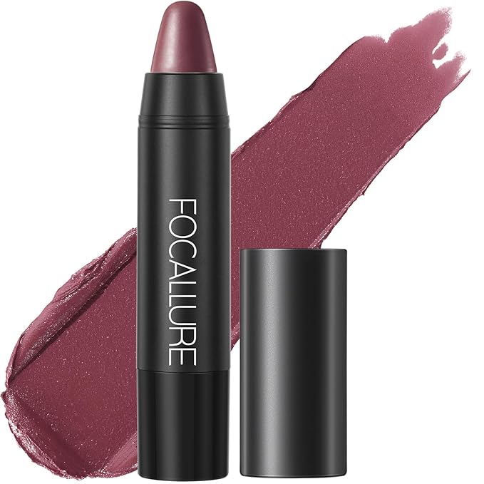 FOCALLURE Ultra Chic Lipstick,Rich Vitamin E Lip Crayon,Lightweight Color without Drying or Fading,Long Lasting Waterproof Lips Makeup,DARE YOU