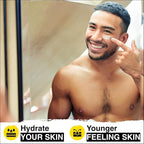 Lumin - Kickass Trio - Daily Face Moisturizer, Wrinkle Defense Serum & Dark Circle Defense Balm, Anti-aging skincare routine for men, Help with Clogged Pores, Dark Circles, Fine Lines, Wrinkles