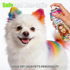 Christmas Orange Hair Spray Temporary for Kids Women, Orange Hair Dye, Washable Root Touch Up Hair Color Spray,One-Time Use Hair Color Wax Pomades for Party Makeup,Cosplay,Crazy Hair Day(120ML)