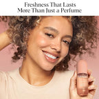 Kitsch Hair Perfume for Women - Amber Shores | Clean, Deodorizing & Patented Odor-Eliminating Technology Hair Spray & Body Mist - Freshen Hair, Body & Pillows - Woody Aquatic Scent - 50mL