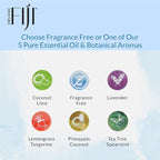 Organic Fiji Cold Pressed Coconut Oil Extra Virgin, Fragrance-Free for Hair, Skin, Face & Body Natural Moisturizer & Massage Oil for Women, Men & Baby 12 oz