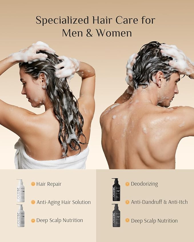 DR ZERO NEOLOGY Hair Growth Shampoo for Women, 13.5 oz/400ml, Volumizing Thickening & Anti Hair Loss Regrowth Treatment, Clinically Tested for Hair Thinning with Redensyl, Japanese Hair Care Products