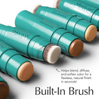 Thrive Causemetics Triple Threat Color Stick: Cream Bronzer & Contour Stick with Vitamin E, Evening Primrose Oil, Waterproof Smudge Proof Face Makeup Formula, Senait (Tan Golden)