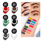 Eyeliner Gel Set,Long Lasting Waterproof High-Intensity Pigments Smudge-Proof Eye liner Makeup With 5.51 IN Long Eyeliner Brush Water-Resistant Creamy Gel 5G-Dark Grey