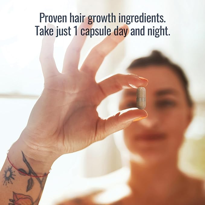 Foundation Skincare UnTangled Hair Vitamins (60-day supply) - Collagen & Biotin Supplement for Women & Men, Visibly Thicker, Faster Hair Growth