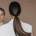 Black Thick Hair Ties - 5mm Thickness Elastics Ponytail Holders for Women Girls Curly Texture Rubber Bands Durable Stretchy Nylon Hairties for Braids 48 Count