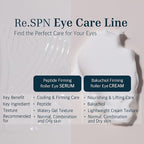 Re.SPN Bakuchiol Firming Eye Cream with Cooling Metal Roller – Clinically Proven Moisturizing Eye Cream for Puffiness, Wrinkles & Dark Circles | Vegan, Fragrance-Free, Korean Skincare (0.67 fl oz)