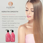 Luseta Keratin Shampoo for Dry and Damaged Hair 33.8 Oz