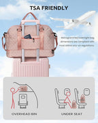 Gift for Girls - 5 6 7 8 9 10 11 12 13 14 15 16 Year Old-Duffle Bags with Shoe Compartment, Personalized Weekender Bag, Travel Bag with Makeup Bag, Gifts for Women Birthday Unique (Letter H)