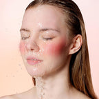 2 Colors Matte Blush Palette with Brush,Pink Blush Blusher,Highly Pigmented