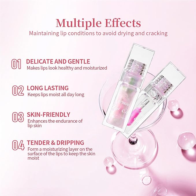 2024NEW Bossup Color Changing Lip Oil，Magic Color Changing Lip