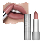 Runway Rogue 90s Vibe Lipstick, Moisturizing Matte Dusty Nude-Pink Lipstick, ‘Front Row’