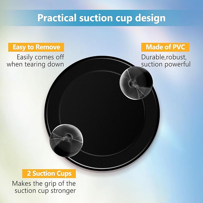 20X Magnifying Mirror, Magnified Makeup Mirror with 2 Tweezers, Magnifying Mirrors with Suction Cup for Bathroom, Travel Mirrors for Women, Ideal for Makeup, 3.5 Inches (Black)