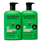 California Naturals Moisture Shampoo and Conditioner for Dry, Damaged Hair, Hair Care Bundle for Women and Men, Natural, Vegan, Cruelty, Silicone, Paraben, and Sulfate Free, Color Safe, 20 fl oz