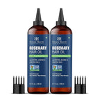 Botanic Hearth Rosemary Oil for Hair Growth | Strengthening Biotin, Jojoba, Castor Hair Growth Oil for frizzy hair | Dry, Damaged Scalp Treatment | Color Safe | All Hair Types | 6.7 Fl Oz (2 Pack)
