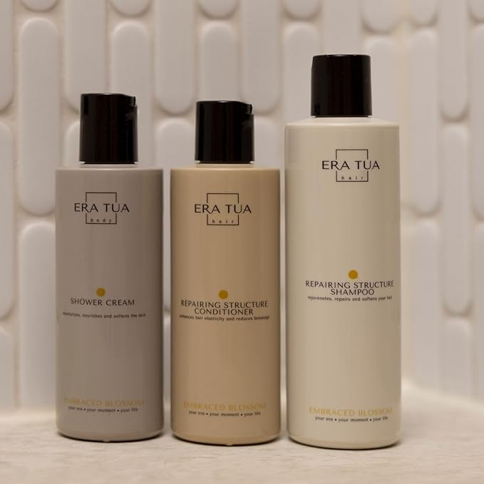 Embraced Blossom Repairing Shampoo with jojoba oil | Dutch Made & Formulated | Repair Shampoo for Damaged Hair | Sweet Neroli, Orange Blossom & Jasmine Scent sulfate free shampoo | 250 ml